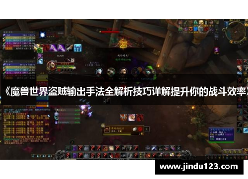 《魔兽世界盗贼输出手法全解析技巧详解提升你的战斗效率》